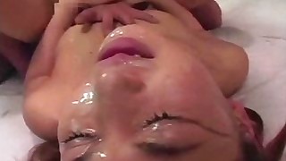 big-tits facials orgy