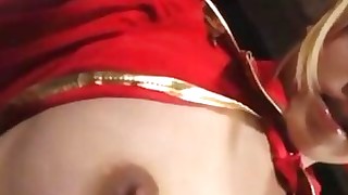 ass blonde cosplay japanese kitty massage playing tease teen